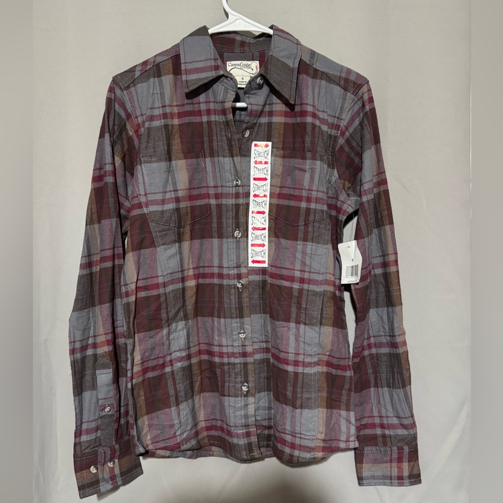 Canyon Guide Outfitters Plaid Button-Down Shirt